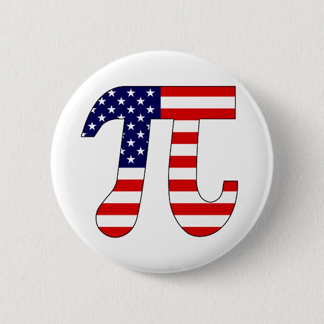 American Pi Button (Vorderseite)