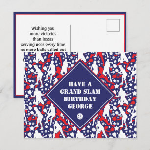 American Pickleball Grand Slam Birthday Postkarte