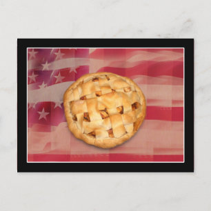 American Pie on Old Glory Postkarte