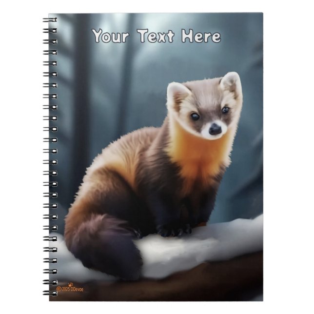 American Pine Marten Notizblock (Vorderseite)