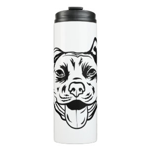 American Pit Bull Dog Thermosbecher