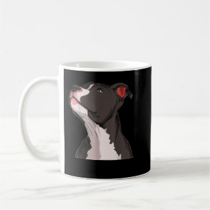 American Pit Bull Pitbull Terrier Dog Head Dog Can Kaffeetasse