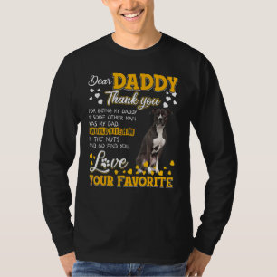 American Pit Bull Sehr geehrter Daddy Danke, dass T-Shirt