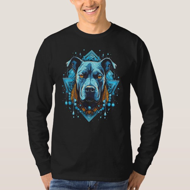 American Pit Bull Staffordshire Bull Terrier Dog G T-Shirt (Vorderseite)