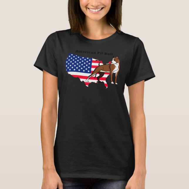 American Pit Bull. T-Shirt (Vorderseite)