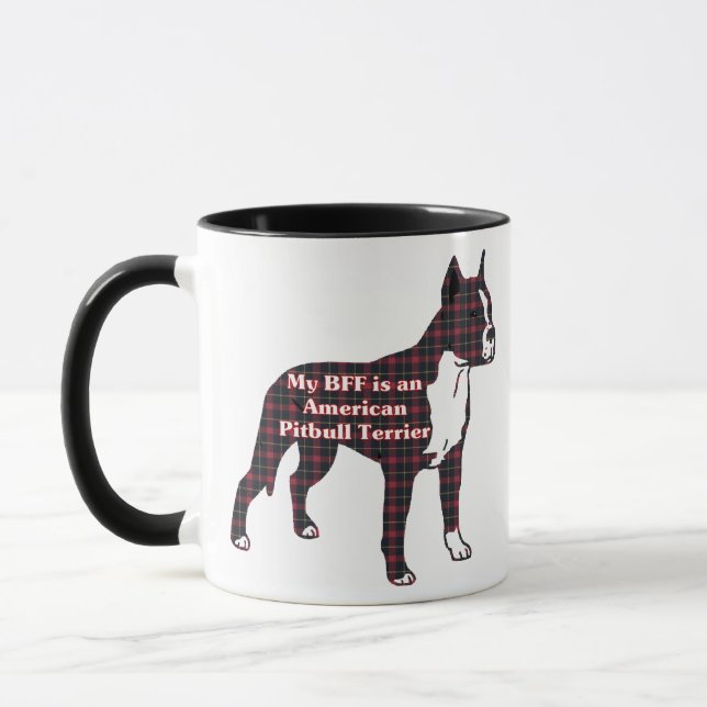 American Pit Bull Terrier BESTE FREUNDIN Tasse (Links)
