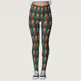 American Pit Bull Terrier Christmas Leggings