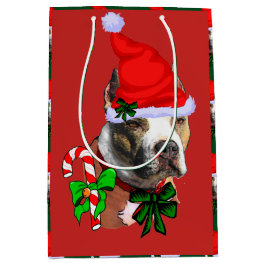 American Pit Bull Terrier Christmas Mittlere Geschenktüte
