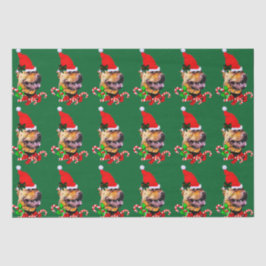 American Pit Bull Terrier Christmas Seidenpapier
