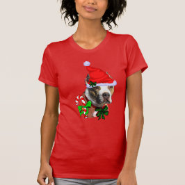 American Pit Bull Terrier Christmas T-Shirt