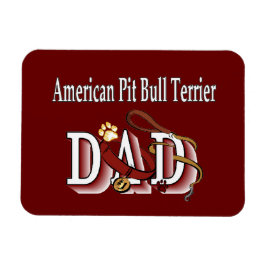American Pit Bull Terrier Dog Vater Magnet