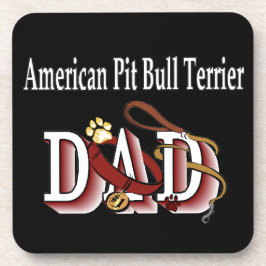 American Pit Bull Terrier Dog Vater Untersetzer