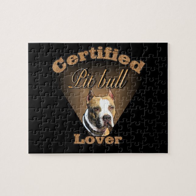 American Pit Bull Terrier Geschenke Puzzle (Horizontal)