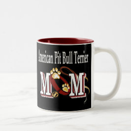 American Pit Bull Terrier MAMA Zweifarbige Tasse