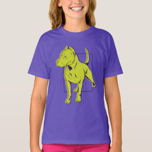 American Pit Bull Terrier Porträt T-Shirt