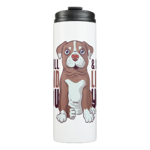 American Pit Bull Terrier Puppy Dog Thermosbecher