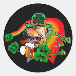 American Pit Bull Terrier Runder Aufkleber