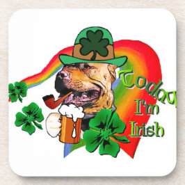 American Pit Bull Terrier St Patricks Getränkeuntersetzer