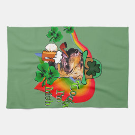 American Pit Bull Terrier St Patricks Küchentuch