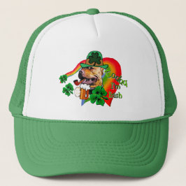 American Pit Bull Terrier St Patricks Truckerkappe