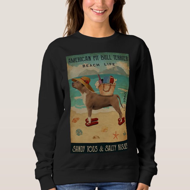 American Pit Bull Terrier Sweatshirt (Vorderseite)