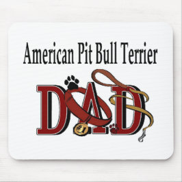 American Pit Bull Terrier Vater Mousepad