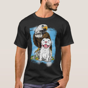 American Pit Bulls & amp Bald Eagle T-Shirt