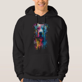 American Pitbull - Graffiti Ink Splash Hoodie