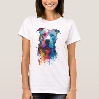 American Pitbull - Graffiti Ink Splash T-Shirt