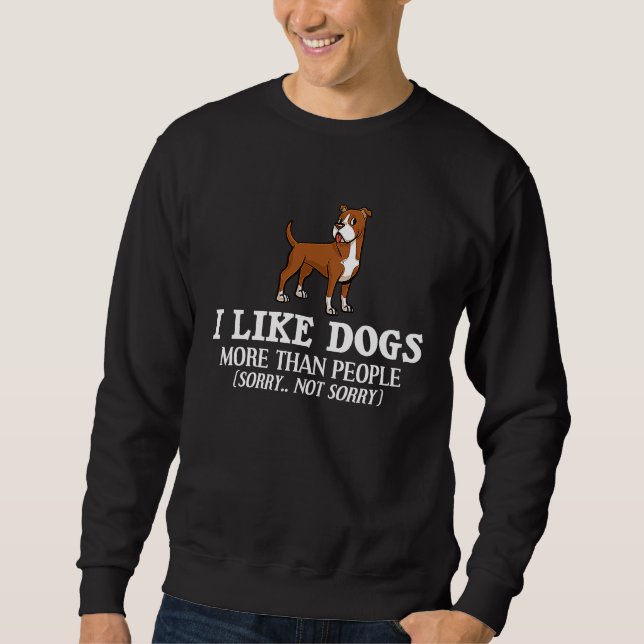 American Pitbull Terrier Dog Puppies Owner Lover 1 Sweatshirt (Vorderseite)