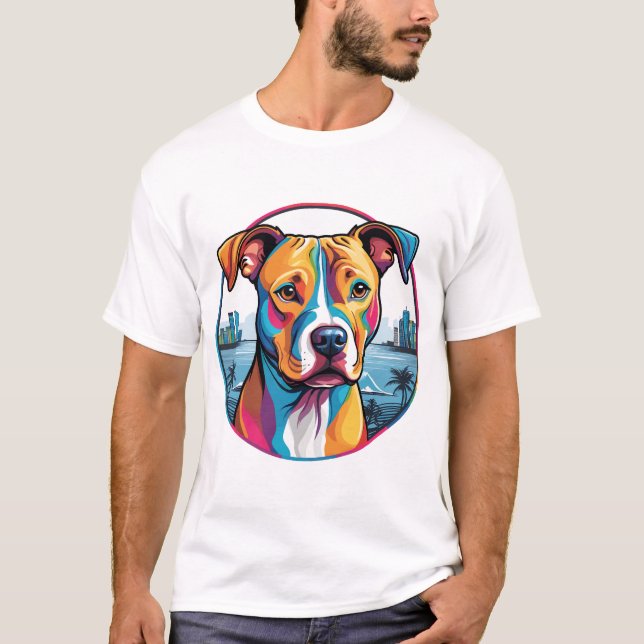 American Pitbull Terrier T-Shirt (Vorderseite)