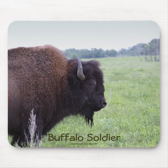 American Plains Buffalo Bison Mousepad (Vorne)