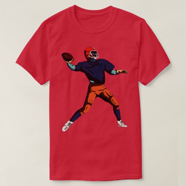 American Player Gridiron Retro Style T-Shirt (Design vorne)