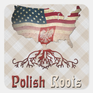 American Polish Roots Sticker Sheet