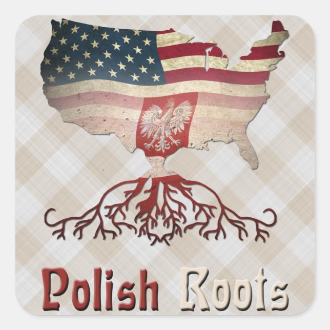 American Polish Roots Sticker Sheet (Vorderseite)