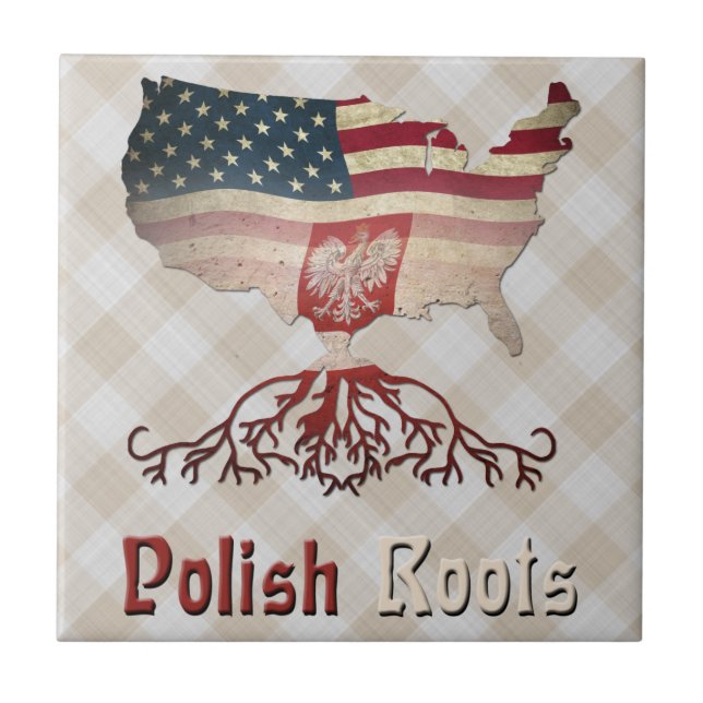 American Polish Roots Tile Fliese (Vorderseite)