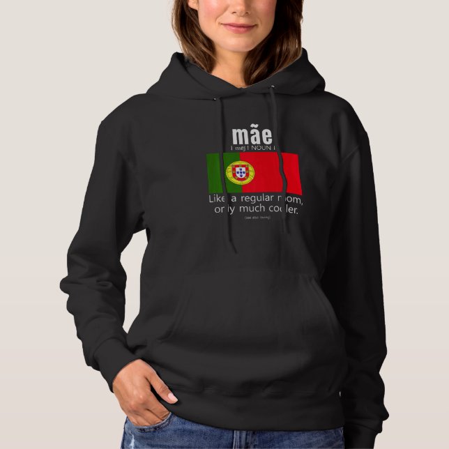 American Portuguese Patriot Flag Mothers Day Portu Hoodie (Vorderseite)