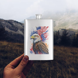 American Pride Eagle Hip Flask Flachmann