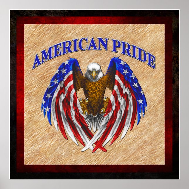 American Pride Eagle Poster (Vorne)