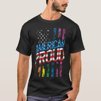American Pride LGBT Patriot Gay Lesbian Patriotic T-Shirt