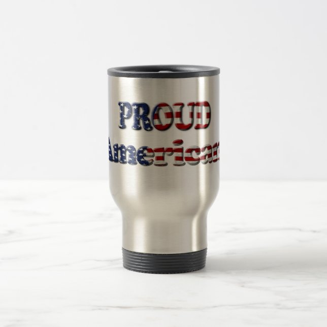 American Pride Patriotic Travel Mug Reisebecher (Mittel)
