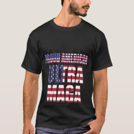 AMERICAN PRIDE Ultra MAGA Trump Unterstützer ⛳ Gre T-Shirt