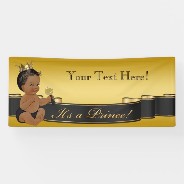 American Prince Baby Dusche Banner (Horizontal)