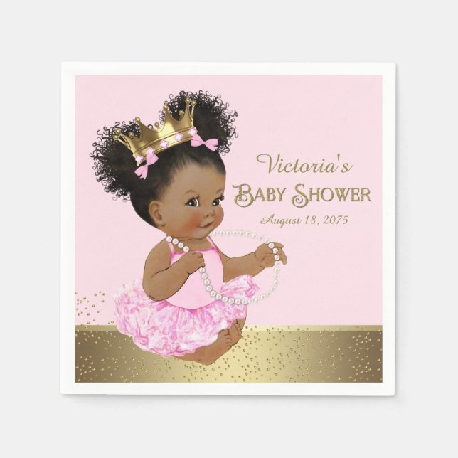 American Princess Baby Showpaper Napkin Serviette (Vorderseite)