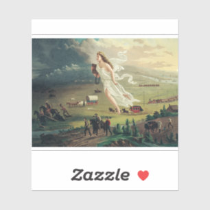 American Progress by John Gast Aufkleber