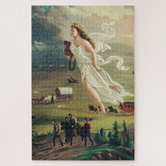 American Progress by John Gast Puzzle (Vertikal)