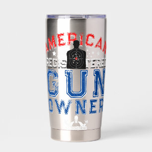 AMERICAN Registered Gun Owner Thermobecher