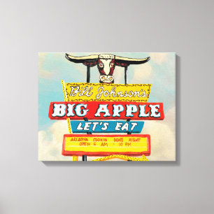 American Roadside   Restaurant Leinwanddruck