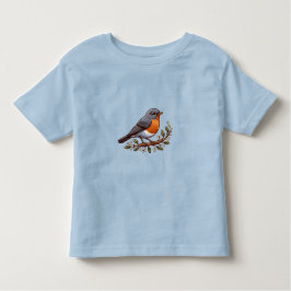 American Robin bird Toddler Fine Jersey T - Shirt