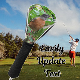 American Robin - Driver Golf Club Cover Headcover